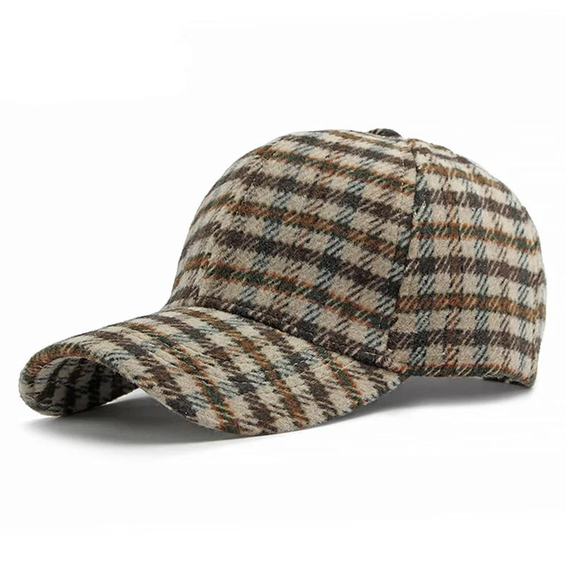 Plaid Signature Baseball Cap