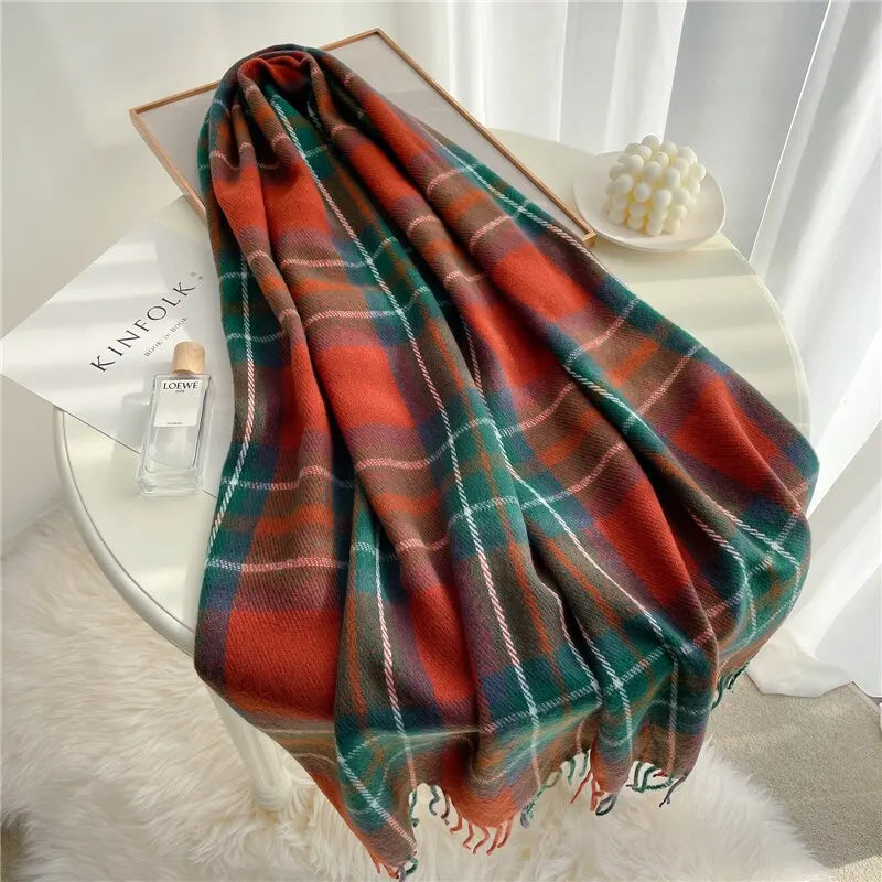 Plaid Scarf Luxe