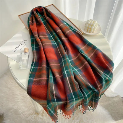 Plaid Scarf Luxe