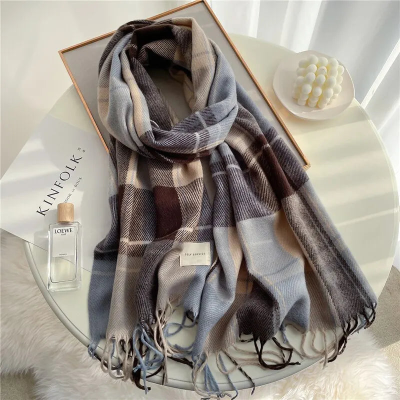 Plaid Scarf Luxe