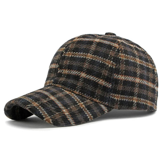 Plaid Signature Baseball Cap