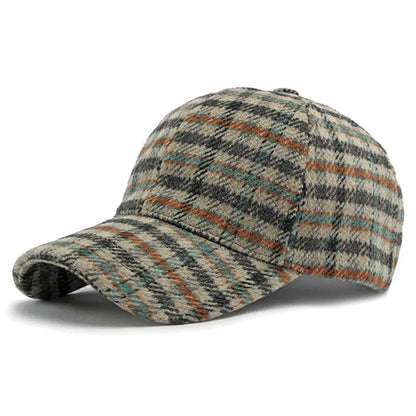 Plaid Signature Baseball Cap