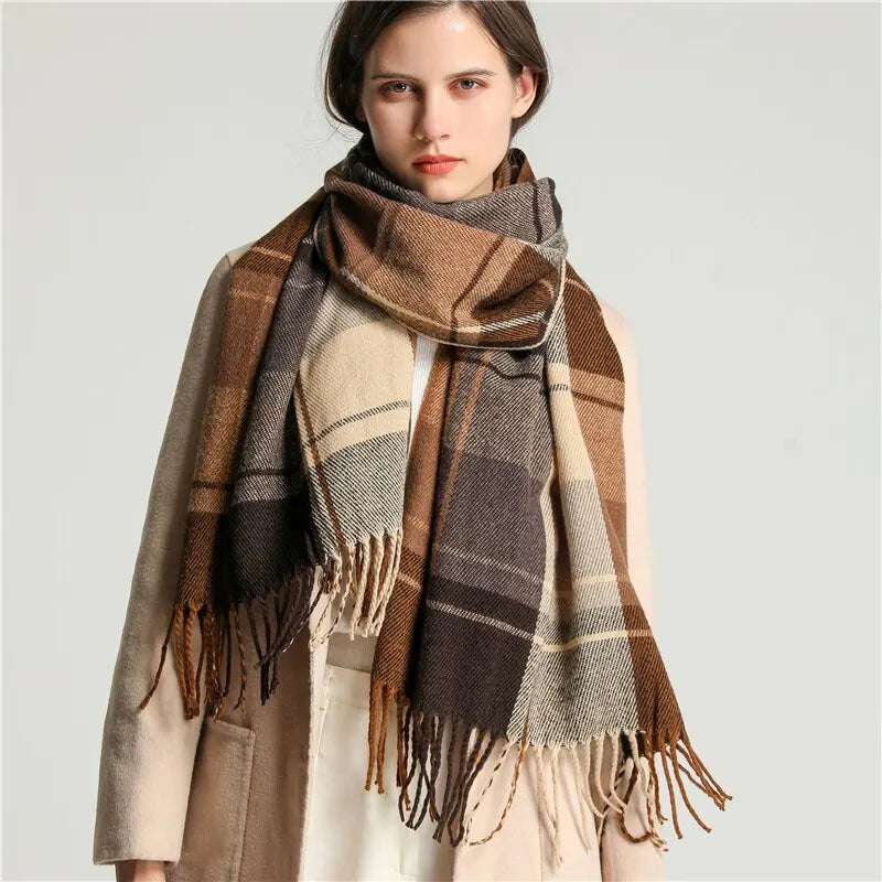 Plaid Scarf Luxe